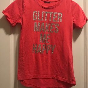 Cute graphic pink top